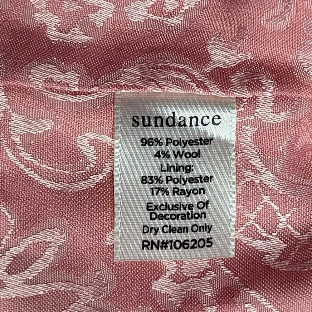 Sundance Alpine Coast Jacket size Medium Embroidered Bohemian Blazer Navy Floral - Picture 9 of 10